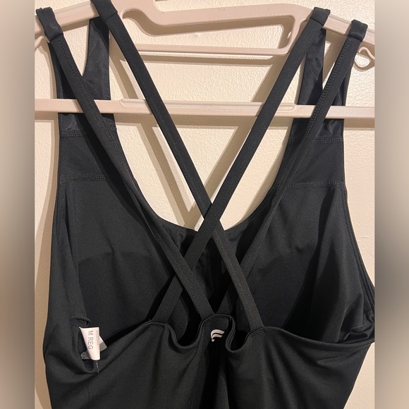 Fabletics Elegant Black Sleeveless Mini Dress - Picture 7 of 9